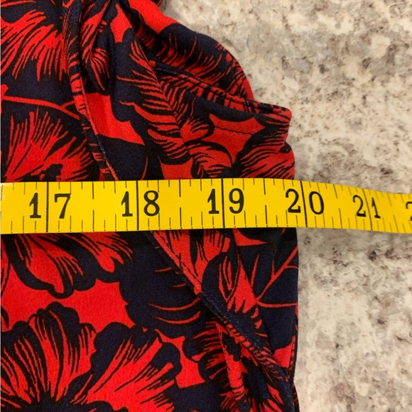 Michael Kors, red and blue Hawaiian flower dress - Picture 8 of 12